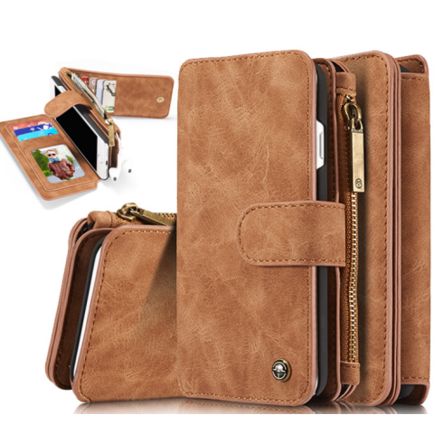 2in1 Cow leather smart phone wallet