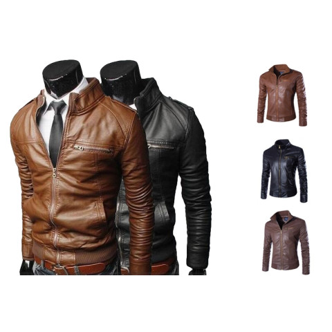 Fashion Men's PU leather Jackets