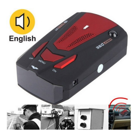 Car speed camera detector