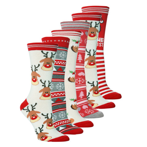 5Pair Christmas Funny Socks