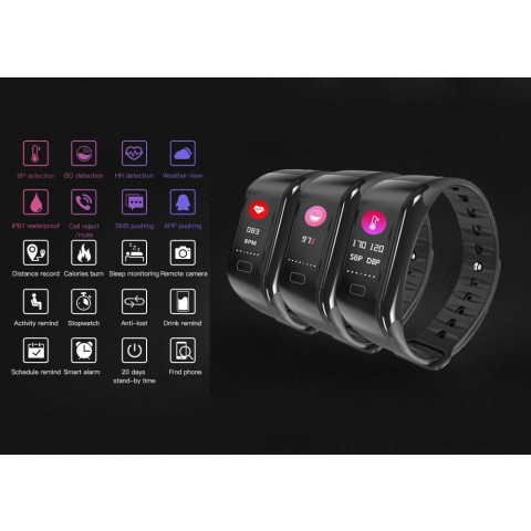 20-in-1 lifestyle tracker - heart rate monitor, blood tracker, etc.