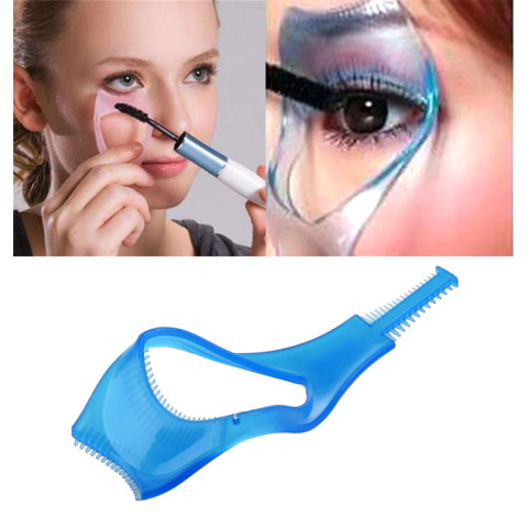 3 IN 1 Cosmetic Mascara Applicator Guide Eyelash Comb