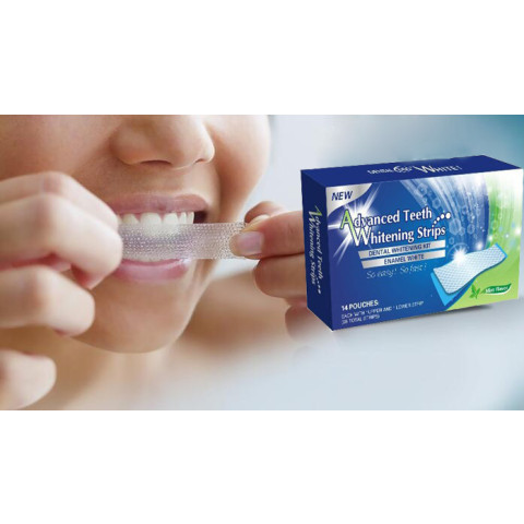 Advanced Solubility Teeth Whitening Strips with CE FDA