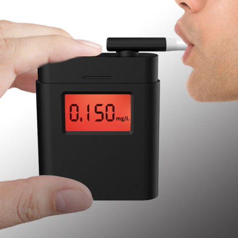 Digital Breath Alcohol Tester with 4 mouthpieces