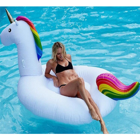 Inflatable Unicorn Float Pool Toy Swimming Float