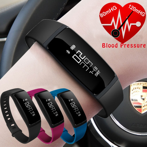 V07 Blood Pressure Heart Rate Monitor  Smart bracelet