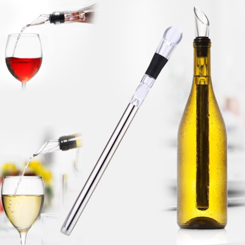 Wine Cooler Stainless Chiller with Pourer